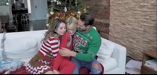  Innocent Foster Teen Fucked By Her Adoptive Parents on Christmas